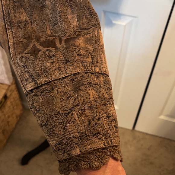 Vintage Flashback Brown Embroidery Jacket - Picture 7 of 8